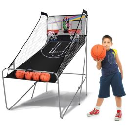 Indoor Double Electronic Basketball Game with 4 Balls