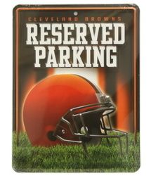 Cleveland Browns Sign Metal Parking Special Order