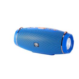 Portable Radio Powerful Subwoofer FM Wireless Caixa De Som Bluetooth Speaker Music Sound Box Blutooth For Large High Power Bass (Color: Blue)